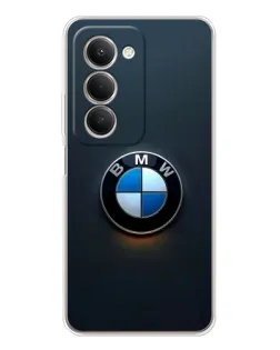 Чехол для Xiaomi Redmi 15 с картинкой «Логотип BMW — минимализм»