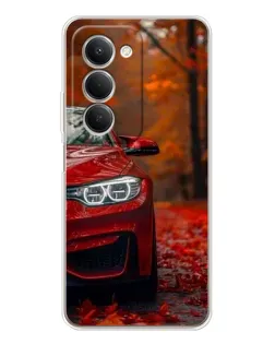 Чехол для Xiaomi Redmi 15 с картинкой «Осенняя BMW M4»