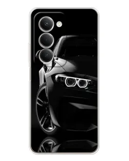 Чехол для Xiaomi Redmi 15 с картинкой «Черная BMW — профиль» Чехол для Xiaomi Redmi 15 с картинкой «Черная BMW — профиль»