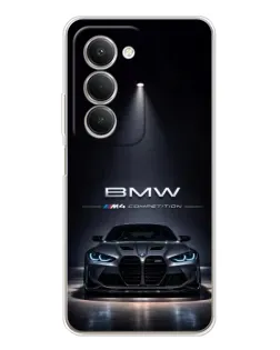 Чехол для Xiaomi Redmi 15 с картинкой «BMW сквозь ночной город» Чехол для Xiaomi Redmi 15 с картинкой «BMW сквозь ночной город»