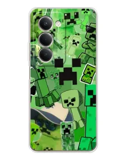 Чохол для Xiaomi Redmi 15 з картинкою «Кріпери Minecraft»