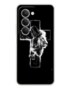 Чехол для Xiaomi Redmi 15 с картинкой «Сияющий крест Jesus»