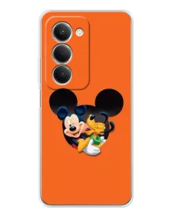 Чехол для Xiaomi Redmi 15 с картинкой «Сердце Микки Минни»