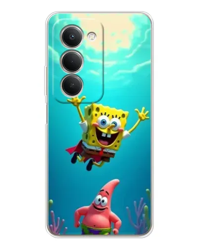 Чехол для Xiaomi Redmi 15 с картинкой «Спанч Боб под водой» Чехол для Xiaomi Redmi 15 с картинкой «Спанч Боб под водой»