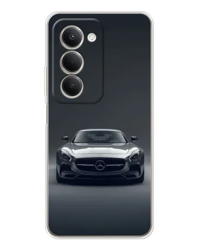 Чехол для Xiaomi Redmi 15 с картинкой «Mercedes на черном» Чехол для Xiaomi Redmi 15 с картинкой «Mercedes на черном»