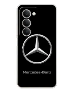 Чехол для Xiaomi Redmi 15 с картинкой «Mercedes Silver Logo»