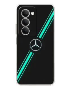 Чехол для Xiaomi Redmi 15 с картинкой «Спортивные линии Mercedes» Чехол для Xiaomi Redmi 15 с картинкой «Спортивные линии Mercedes»