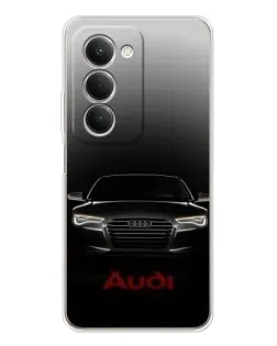 Чехол для Xiaomi Redmi 15 с картинкой «Audi — градиентный контур»