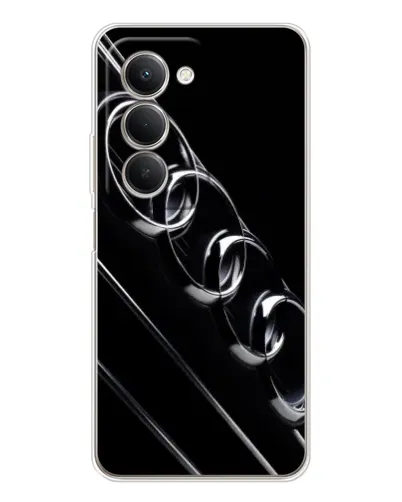Чехол для Xiaomi Redmi 15 с картинкой «Audi — абстрактные кольца»