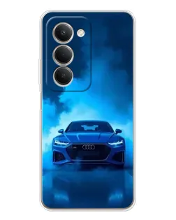 Чехол для Xiaomi Redmi 15 с картинкой «Audi — голубая энергия»