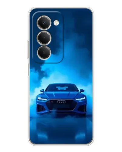 Чехол для Xiaomi Redmi 15 с картинкой «Audi — голубая энергия»