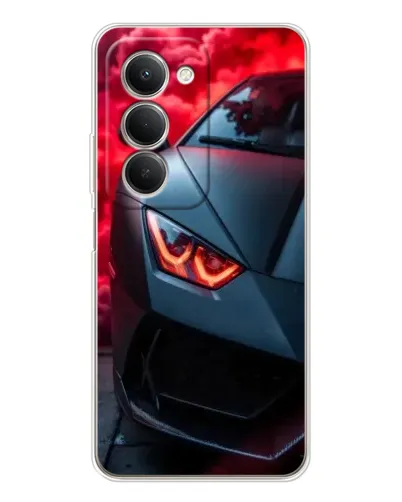 Чехол для Xiaomi Redmi 15 с картинкой «Lamborghini красное сияние»
