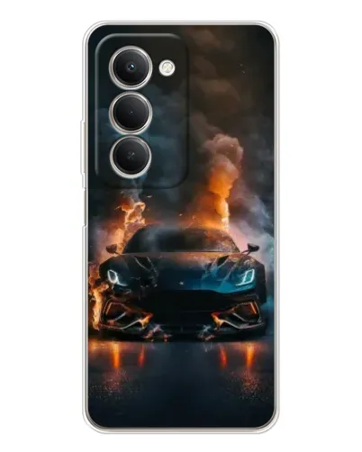 Чехол для Xiaomi Redmi 15 с картинкой «Lamborghini дымная эстетика»