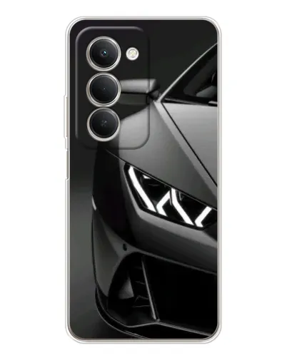 Чехол для Xiaomi Redmi 15 с картинкой «Lamborghini фары детализация»
