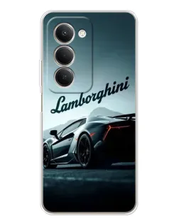Чехол для Xiaomi Redmi 15 с картинкой «Классическая надпись Lamborghini»