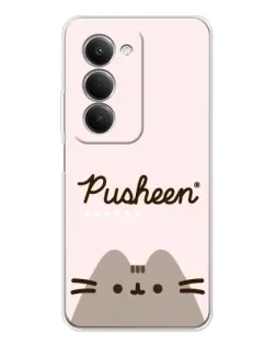 Чехол для Xiaomi Redmi 15 с картинкой «Pusheen логотип»