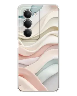 Чехол для Xiaomi Redmi 15 с картинкой «Пастельные нежные волны»
