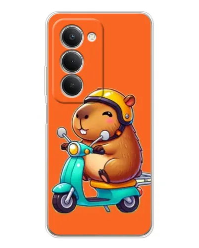 Чехол для Xiaomi Redmi 15 с картинкой «Капибара на скутере» Чехол для Xiaomi Redmi 15 с картинкой «Капибара на скутере»