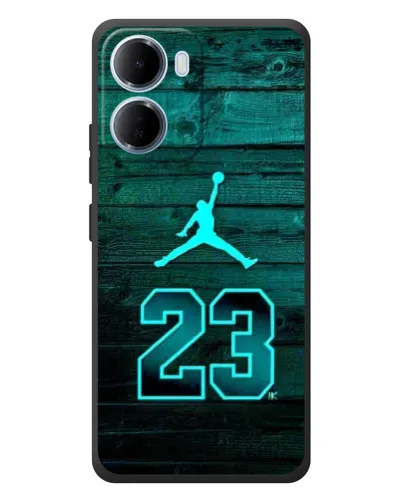 Чохол для Xiaomi Redmi 15a з картинкою «Jordan Cyan 23»