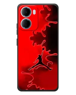 Чохол для Xiaomi Redmi 15a з картинкою «Jordan Red Smoke»