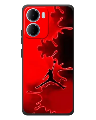 Чохол для Xiaomi Redmi 15a з картинкою «Jordan Red Smoke»