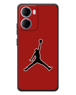 Чохол для Xiaomi Redmi 15a з картинкою «Jordan Red Back»