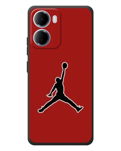 Чохол для Xiaomi Redmi 15a з картинкою «Jordan Red Back»