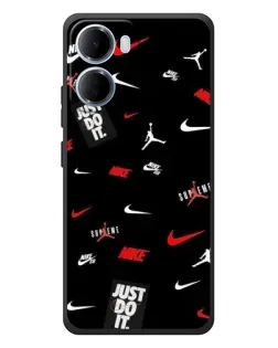 Чохол для Xiaomi Redmi 15a з картинкою «Nike Mix Pattern»