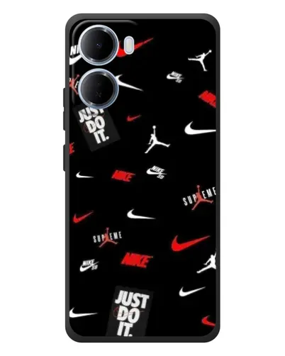 Чохол для Xiaomi Redmi 15a з картинкою «Nike Mix Pattern»