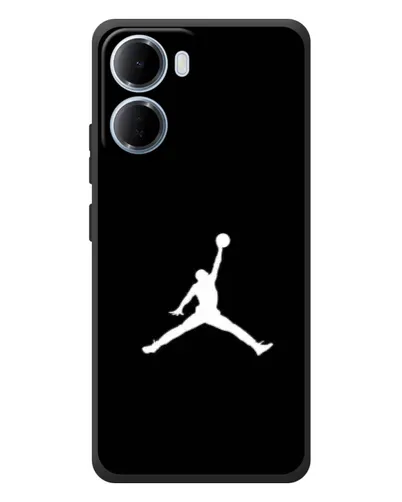 Чохол для Xiaomi Redmi 15a з картинкою «Jordan Silhouette»