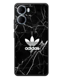 Чохол для Xiaomi Redmi 15a з картинкою «Білий мармур Adidas»