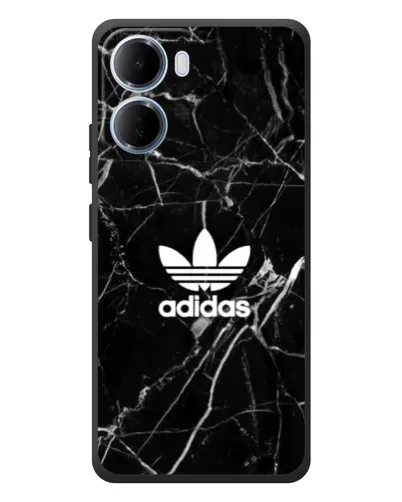 Чохол для Xiaomi Redmi 15a з картинкою «Білий мармур Adidas»