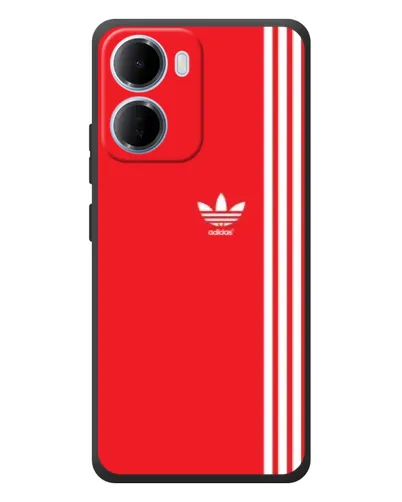 Чохол для Xiaomi Redmi 15a з картинкою «Червоний мінімалізм Adidas»