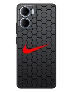 Чохол для Xiaomi Redmi 15a з картинкою «Nike — карбонова сітка»