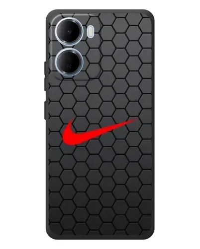 Чохол для Xiaomi Redmi 15a з картинкою «Nike — карбонова сітка»