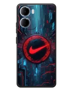 Чохол для Xiaomi Redmi 15a з картинкою «Техногенний стиль Nike»