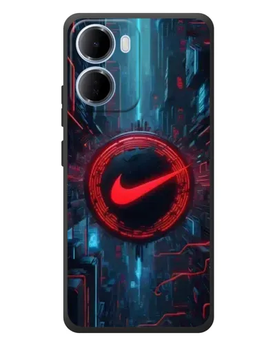 Чохол для Xiaomi Redmi 15a з картинкою «Техногенний стиль Nike»