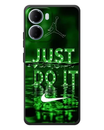 Чохол для Xiaomi Redmi 15a з картинкою «Зелений неоновий Nike»