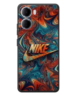 Чохол для Xiaomi Redmi 15a з картинкою «Nike в абстракції»