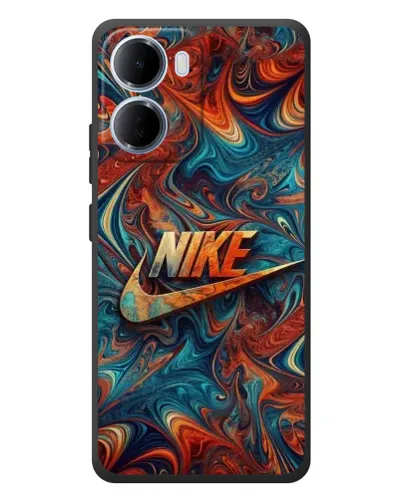 Чохол для Xiaomi Redmi 15a з картинкою «Nike в абстракції»