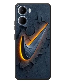 Чохол для Xiaomi Redmi 15a з картинкою «Об'ємний логотип Найк»
