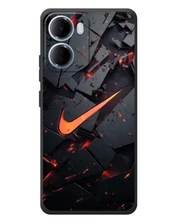Чохол для Xiaomi Redmi 15a з картинкою «Nike — ефект розломів»