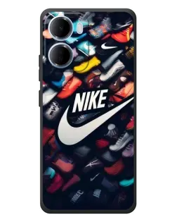 Чохол для Xiaomi Redmi 15a з картинкою «Колекція кросівок Nike»