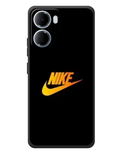 Чехол для Xiaomi Redmi 15a с картинкой «Золотой логотип Nike»
