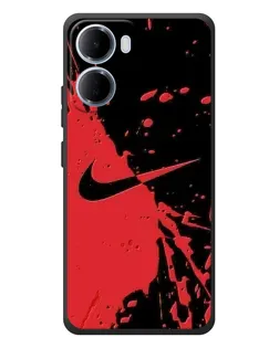 Чохол для Xiaomi Redmi 15a з картинкою «Червоні бризки Nike» Чохол для Xiaomi Redmi 15a з картинкою «Червоні бризки Nike»