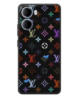 Чохол для Xiaomi Redmi 15a з картинкою «Кольорова монограма LV»