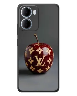 Чохол для Xiaomi Redmi 15a з картинкою «Червоне яблуко LV»