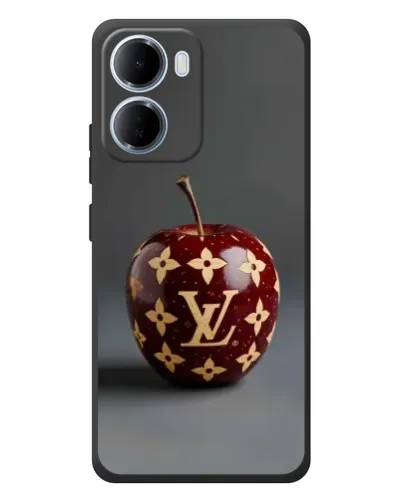 Чохол для Xiaomi Redmi 15a з картинкою «Червоне яблуко LV»