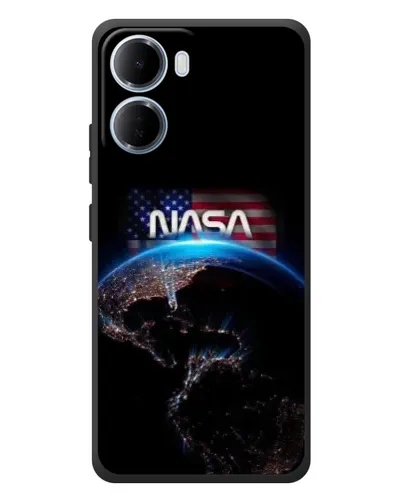 Чохол для Xiaomi Redmi 15a з картинкою «Земля з космосу NASA»