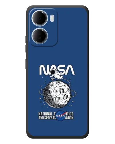 Чохол для Xiaomi Redmi 15a з картинкою «NASA — місячна місія»